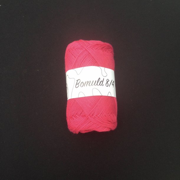 Bomuld 8/4 Farve. 27 Fuchsia - PAKKE MED 10 NGLER