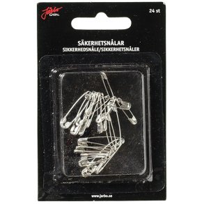 Sikkerhedsnl 24 stk Jrbo Garn - Fv. Slv.  (no13406)