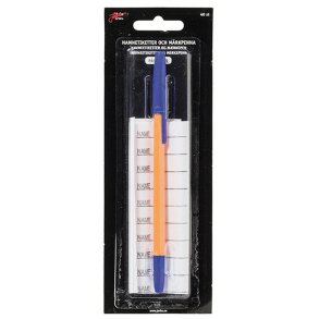 Navne etiketter og Mrkepen - Järbo Garn  (no13426)