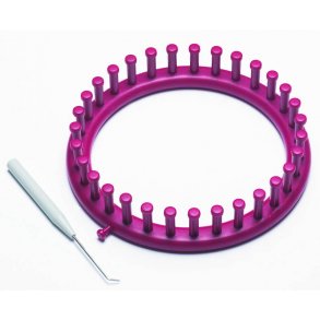 Strikkering med nl. Stor 19 cm. (no80506)