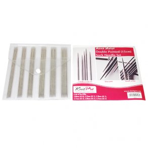 KnitPro - Strmpepinde st - Nova Metal 15 cm 5 stk (10651)