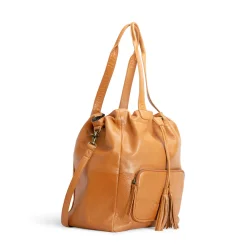 Muud - Libby - Projekttaske i gte lder / Shopper Fv. Whisky