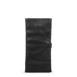 Muud - Lucy - Hndlavet lderetui til dit strikkeudstyr Farve Sort