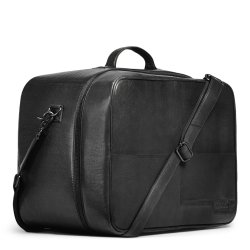 Muud - Mars Hard - Hndlavet taske i lder. Farve Sort