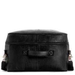 Muud - Mars - Hndlavet taske i lder. Bld version. Fv. Sort