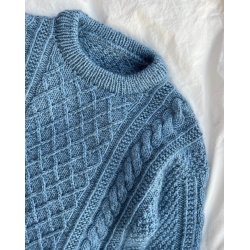 Petiteknit - Moby Sweater Junior - Enkeltopskrift