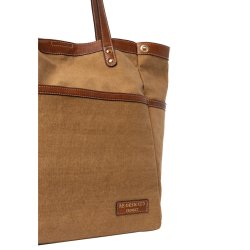 RE:Designed Project 21 - Skulder Taske - Farve Valnd/Guld. - SPAR 40%