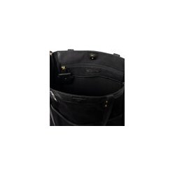 RE:Designed Project 21 - Skuldertaske i Sort kanvas og lder 