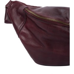 RE:Designed Project 95 - L�der Bumbag - Farve Dark Cherry