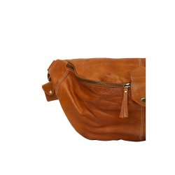 RE:Designed Project 96 - Stor Lder Bumbag - Farve Burned Tan