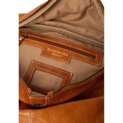 RE:Designed Project 96 - Stor Lder Bumbag - Farve Burned Tan