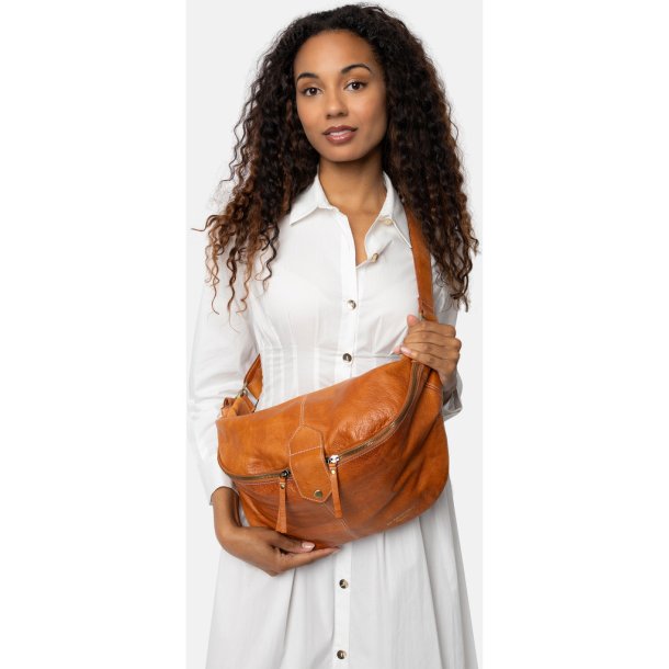 RE:Designed Project 96 - Stor Lder Bumbag - Farve Burned Tan