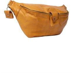 RE:Designed Project 96 - Stor L�der Bumbag - Farve Retro Yellow