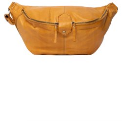 RE:Designed Project 96 - Stor L�der Bumbag - Farve Retro Yellow