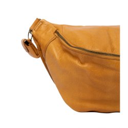 RE:Designed Project 96 - Stor L�der Bumbag - Farve Retro Yellow