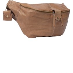 RE:Designed Project 96 - Stor L�der Bumbag - Farve Taupe