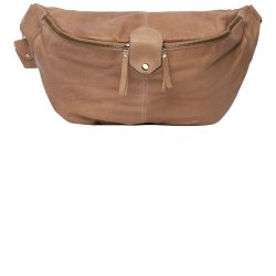 RE:Designed Project 96 - Stor L�der Bumbag - Farve Taupe