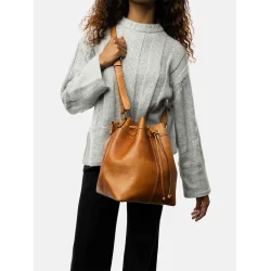 RE:Designed Project 20 - Bucket Bag - Farve Burned Tan/Guld