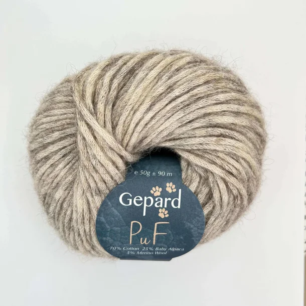  Gepard - Puf Farve 146 Gr/Beige melange