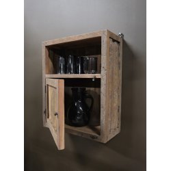 Maskulint v�gskab 1 Stk Brun
