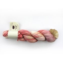 Silky Cashmere Fingering Handpainted Fv. 03 Dahlia