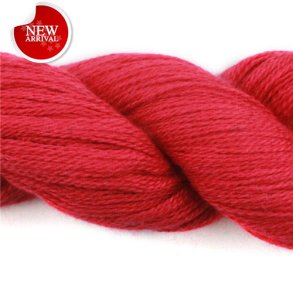 Silky Cashmere Fingering Fv. 24 Chinese Red