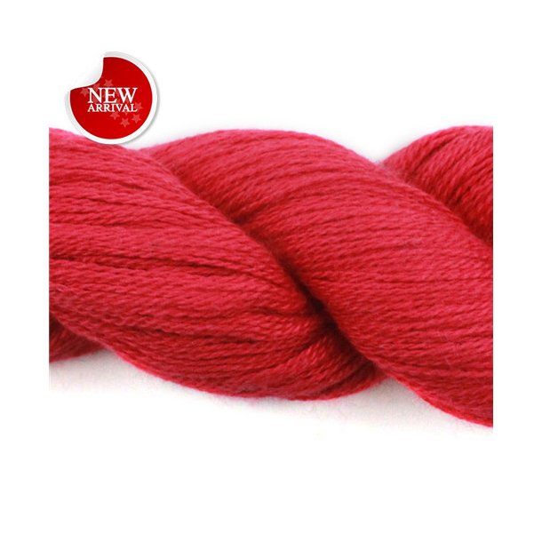 Silky Cashmere Fingering Fv. 24 Chinese Red