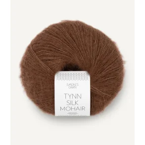 Sandnes - Tynn silk Mohair Farve 3073 Chokolade