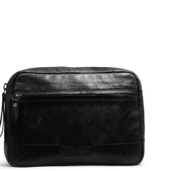 Muud - Sandnes - Hndlavet Lder Taske / Hkle Taske Farve Sort