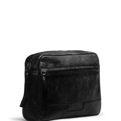 Muud - Sandnes - Hndlavet Lder Taske / Hkle Taske Farve Sort