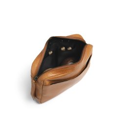 Muud - Sandnes - Hndlavet Lder Taske / Hkle Taske Farve Whisky
