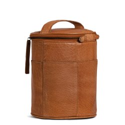 Muud - Saturn - Ldertaske til dit strikkeudstyr mm. Farve Whisky