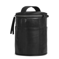 Muud - Saturn - Ldertaske til dit strikkeudstyr mm. Farve Sort