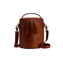 Muud - Saturn - L�dertaske til dit strikkeudstyr mm. Farve Rich Brown