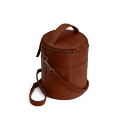 Muud - Saturn - L�dertaske til dit strikkeudstyr mm. Farve Rich Brown