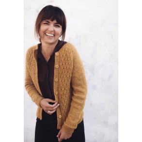 PetiteKnit - Klassisk Smock Cardigan - Enkeltopskrift