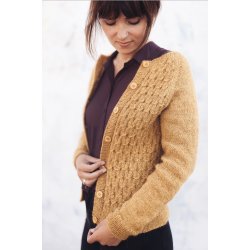 PetiteKnit - Klassisk Smock Cardigan - Enkeltopskrift