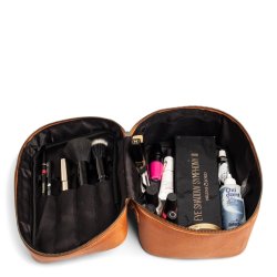 Muud - Shadow - Hndlavet Sakse/Strikke Taske. Farve Whisky