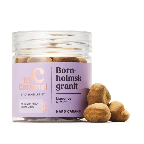 BORNHOLMSK GRANIT 90g - Hrd lakrids/mint karamel