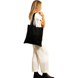 Muud - Show Medium - H�ndlavet L�der Shopper. Farve Sort  - SPAR 30%