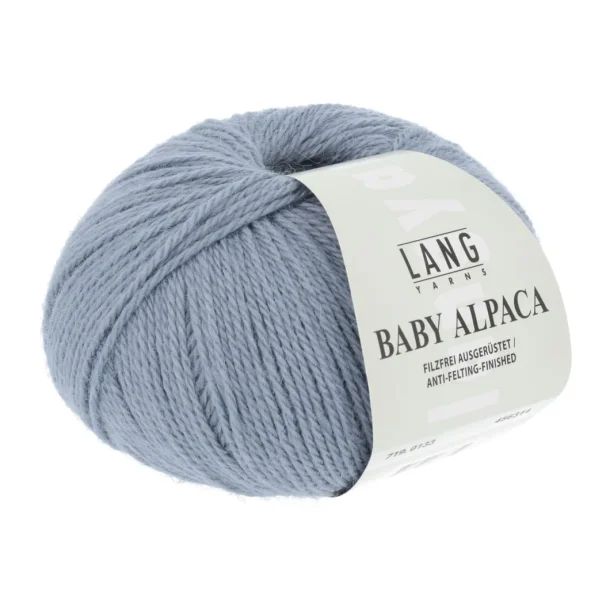 Lang Yarns - Baby Alpaca Fv. 133 Stvet Bl