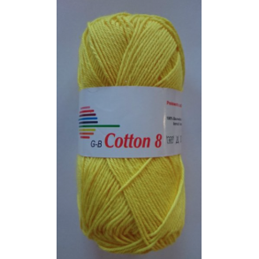 G-B Cotton 8 Fv. 1470 - Gul