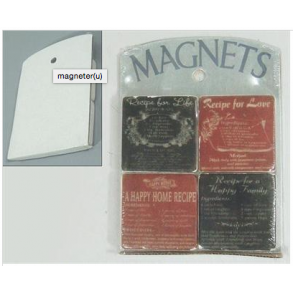 4 Magneter p plade
