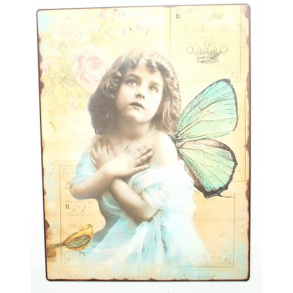 Metal Skilt - Fe motiv (100)