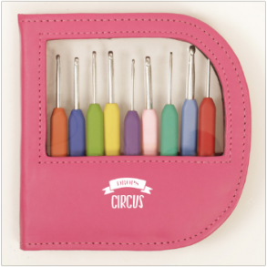 DROPS Hklenlest - Aluminium Pro Circus St 9 str. Pink etui