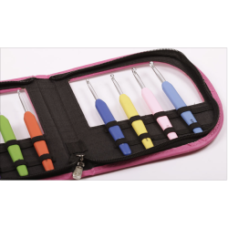 DROPS Hklenlest - Aluminium Pro Circus St 9 str. Pink etui