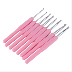 Plastic H�klen�le S�t m/ 8 stk. Str 2,5-6,00 mm.