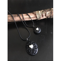 Necklace Double - Just d&acute;lux. With hearts