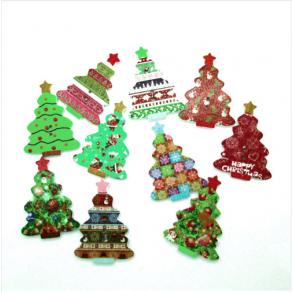 Knap i H�rd tr� - Model Juletr� (S�t a 10 stk)