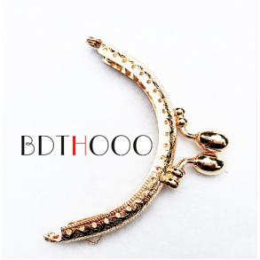 Taskebjle mellem 8,50 cm. Guld Look (no.02)